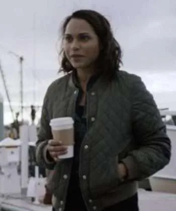 Monica Raymund Hightown Jackie Quiñones Quilted Jacket
