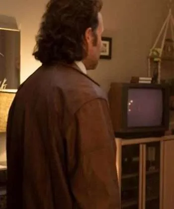 Rand Gauthier Pam & Tomm y 2022 Seth Rogen Brown Leather Jacket