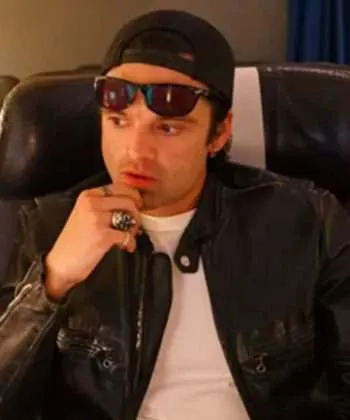 Tommy Lee Pam & Tommy 2022 Sebastian Stan Leather Jacket