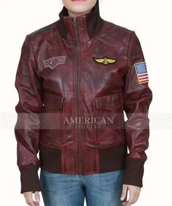 Captain Marvel Brie Larson Brown Leather Jacket