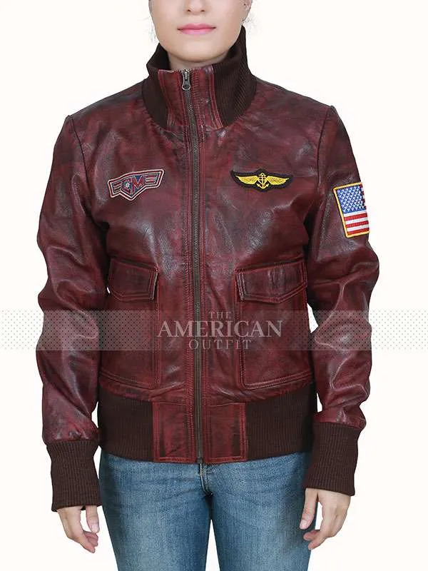 Captain Marvel Brie Larson Brown Leather Jacket