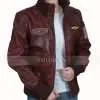 Captain Marvel Brie Larson Brown Bomber Jacket