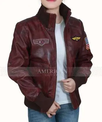 Captain Marvel Brie Larson Brown Bomber Jacket