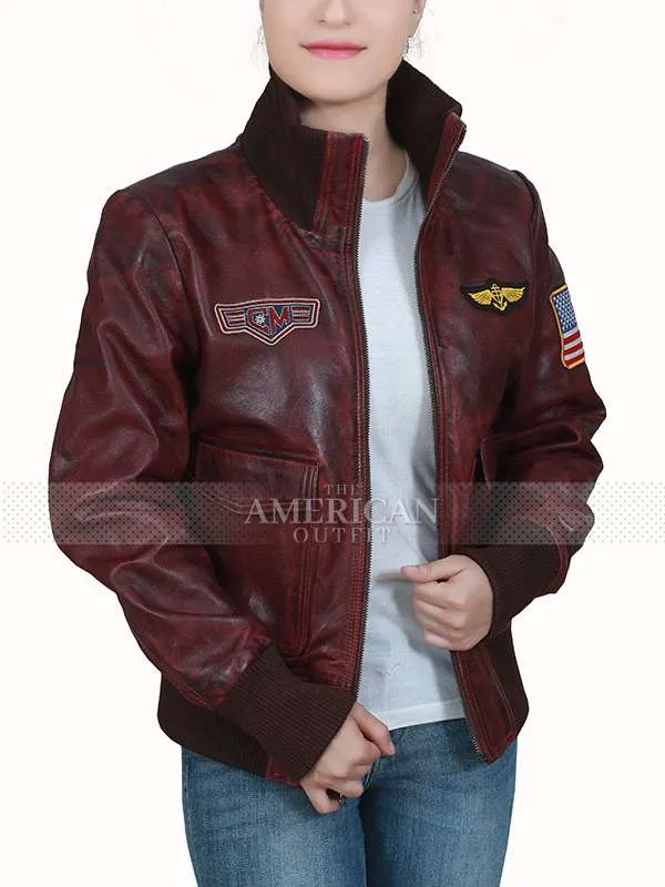 Captain Marvel Brie Larson Brown Bomber Jacket