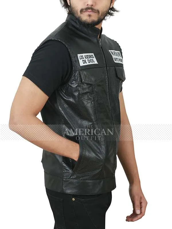 Clayton Cardenas Mayans M.C.Angel Reyes Black Vest
