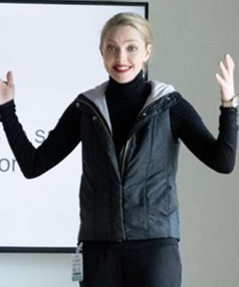 Elizabeth Holmes The Dropout 2022 Grey Cotton Vest