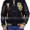 Justice League Cyborg Letterman Black Jacket
