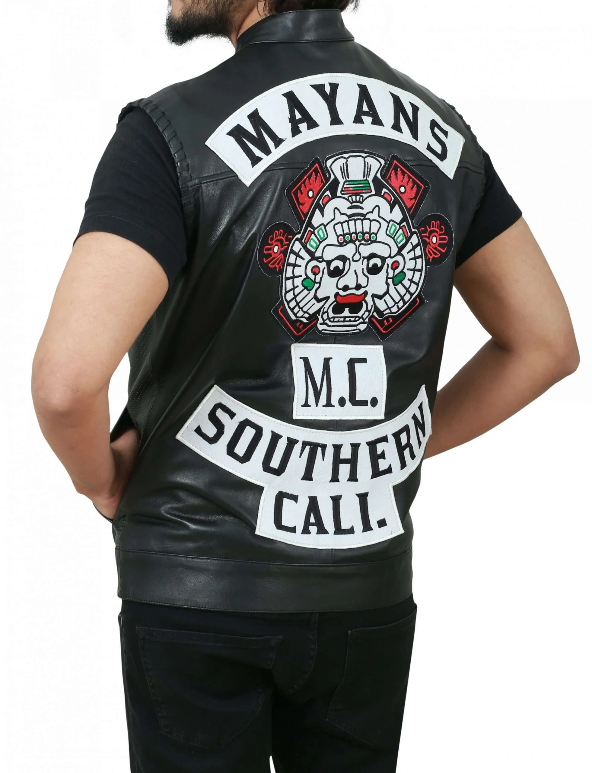 Mayans M.C Leather Vest Southern Cali