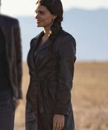 Nadia Morales The Cleaning Lady 2022 Trench Black Coat