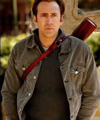 National Treasure Nicolas Cage Cotton Grey Jacket