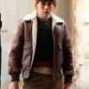 Nevra Elmas Persona 2018 Brown Leather Jacket