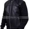 Super Bowl Show 2022 Dr Dre Black Leather Jcket