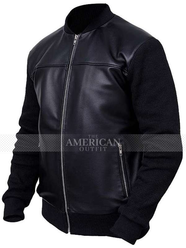 Super Bowl Show 2022 Dr Dre Black Leather Jcket