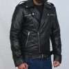 classic motorcycle black jacket