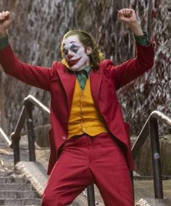 Joaquin Phoenix Joker Red Blazer