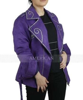Selena Quintanilla Purple Biker Jacket