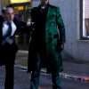 The Riddler Gotham Season 5 Green Trench Coat