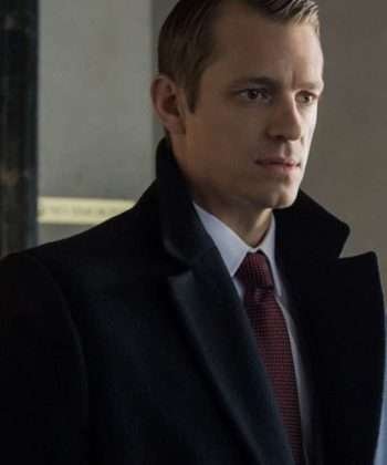 Will Conway House of cards Black Wool Coat