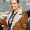 Donna Hanscum Supernatural Shearling Brown Jacket