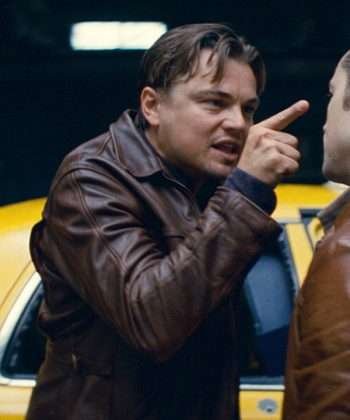 Leonardo DiCaprio Inception Brown Leather Jacket