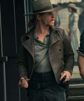 Jesse Evans Billy The Kid Brown Jacket