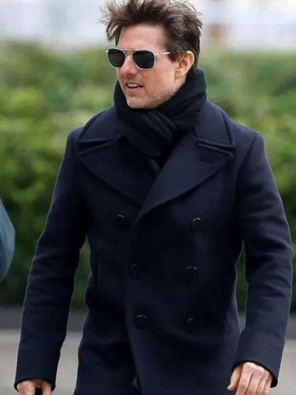 Tom Cruise Mission Impossible 6 Ethan Hunt Buttoned Coat