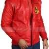 Cobra Kai Leather Red Jacket