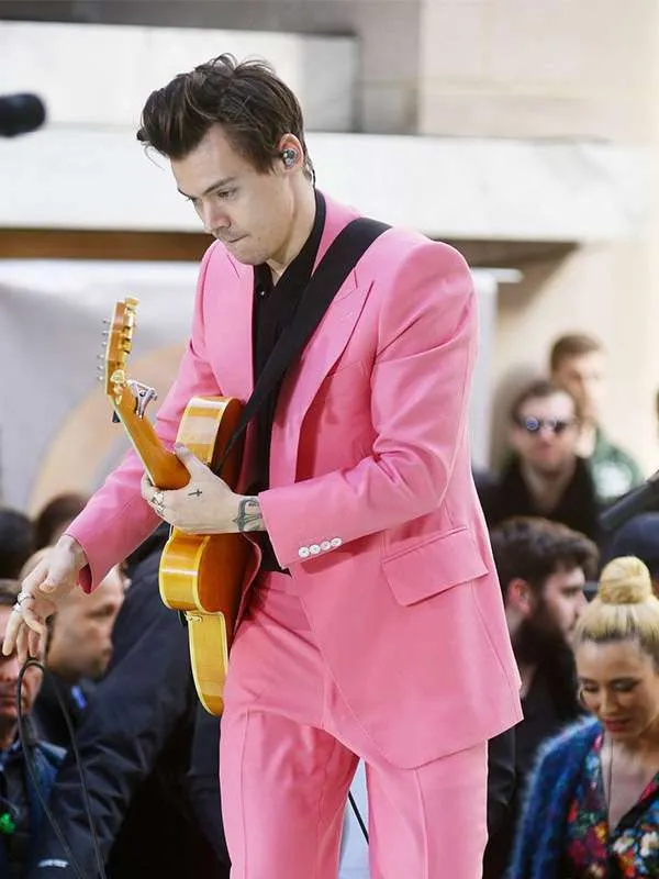 Harry Styles Pink Suiting Blazer Jacket