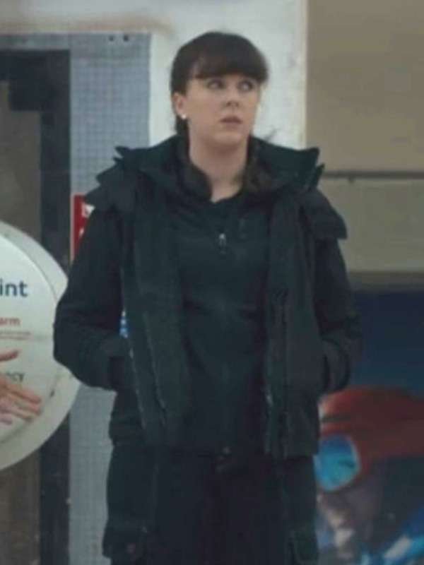 Rhian Killing Eve Black Cotton Jacket