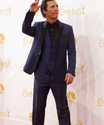 Matthew McConaughey Blue Blazer From Primetime Emmy Awards
