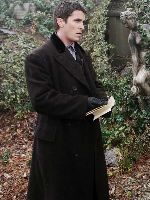Alfred Borden The Prestige Movie Wool Coat