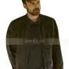 TV Series Westworld Caleb Nichols Black Leather Jacket