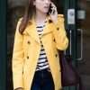 A Simple Favor Yellow Coat