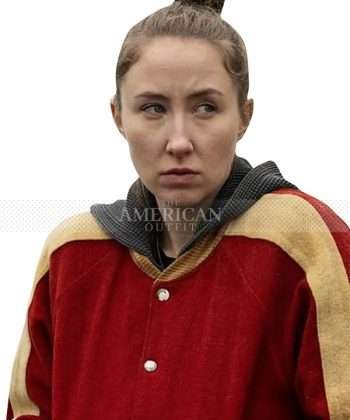 Chloe Becky Green Red Wool Jacket
