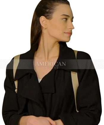 Bahar Sahin Gülümse Kaderine (2022) Black Wool Coat