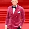 No Time to Die James Bond Pink Tuxedo Jacket