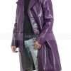 Jared Leto Suicide Squad Purple Trench Coat