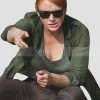 Jurassic World Dominion Movie Bryce Dallas Howard Green Cotton Jacket