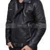Negan Black Leather Jacket