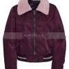 Betty Cooper Riverdale Maroon Bomber Jacket