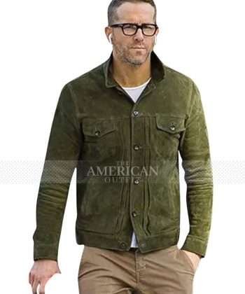 Welcome to Wrexham Ryan Reynolds Green Jacket