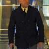 James Bond Skyfall Black Wool Peacoat