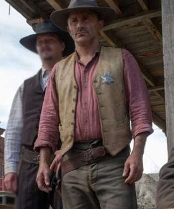 Daniel Caltagirone TV Series That Dirty Black Bag Brown Leather Vest