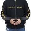 Anime Manji Black Bomber Cosplay Costume Jacket