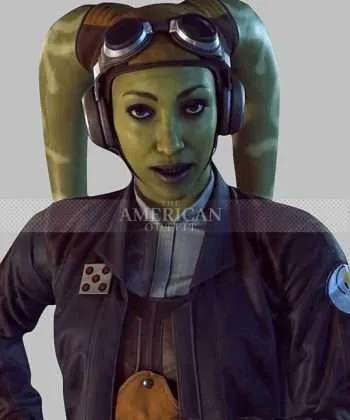 Vanessa Marshall Star Wars Squadrons Brown Jacket
