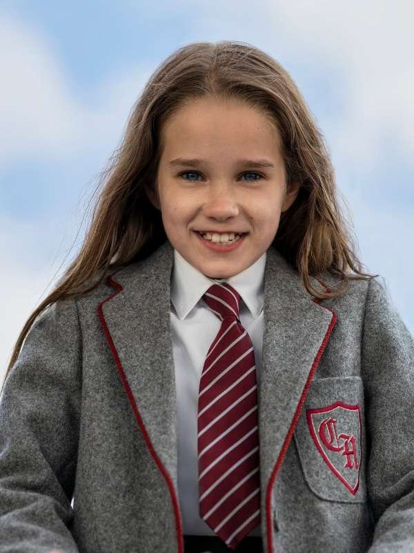 Matilda Wormwood Matilda Alisha Weir Grey Blazer Coat