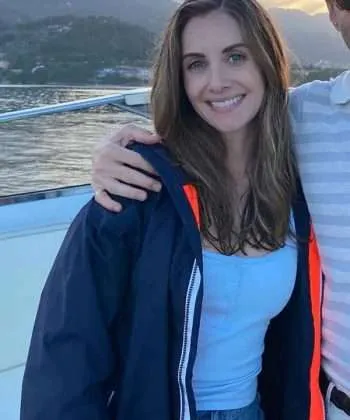 Alison Brie Spin Me Round 2022 Amber Black Cotton Jacket