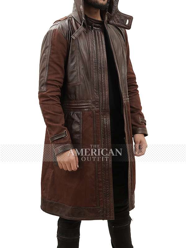 Andor 1 Cassian Andor Brown Leather Coat Andor Season 1 Cassian Andor Brown Coat