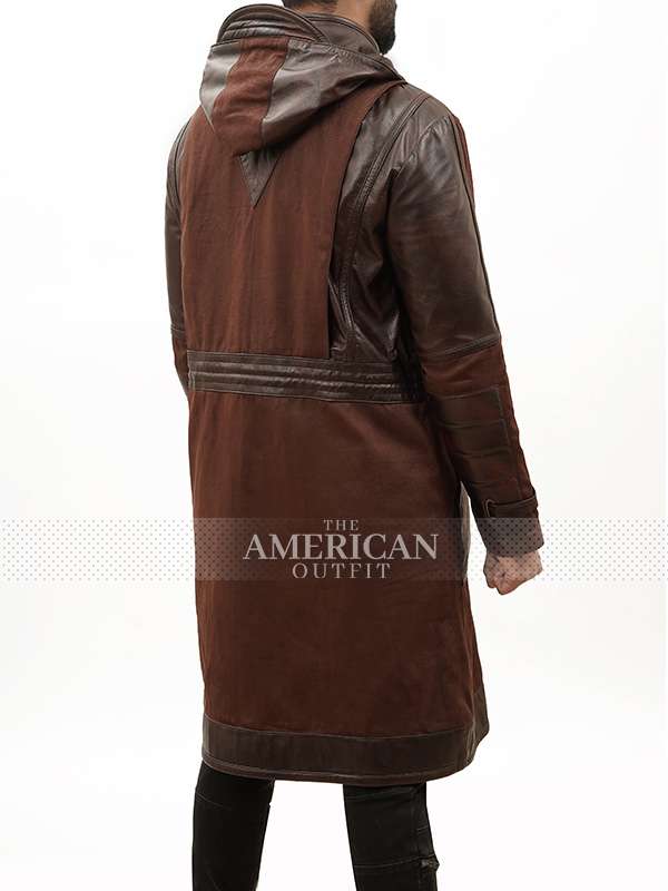 Andor Cassian Andor Brown Leather Coat Andor Season Cassian Andor Leather Coat