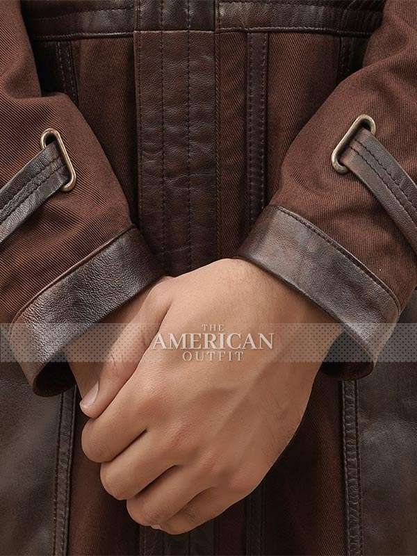 Andor Season 1 Cassian Andor Leather Coat Andor Season 1 Cassian Andor Brown Leather Coat